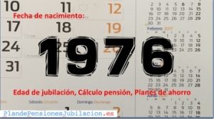 pensión de los nacidos en 1976, jubilación y ahorro