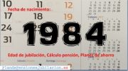pensión de los nacidos en 1984, jubilación y ahorro