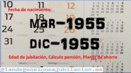 nacidos de marzo a diciembre 1955